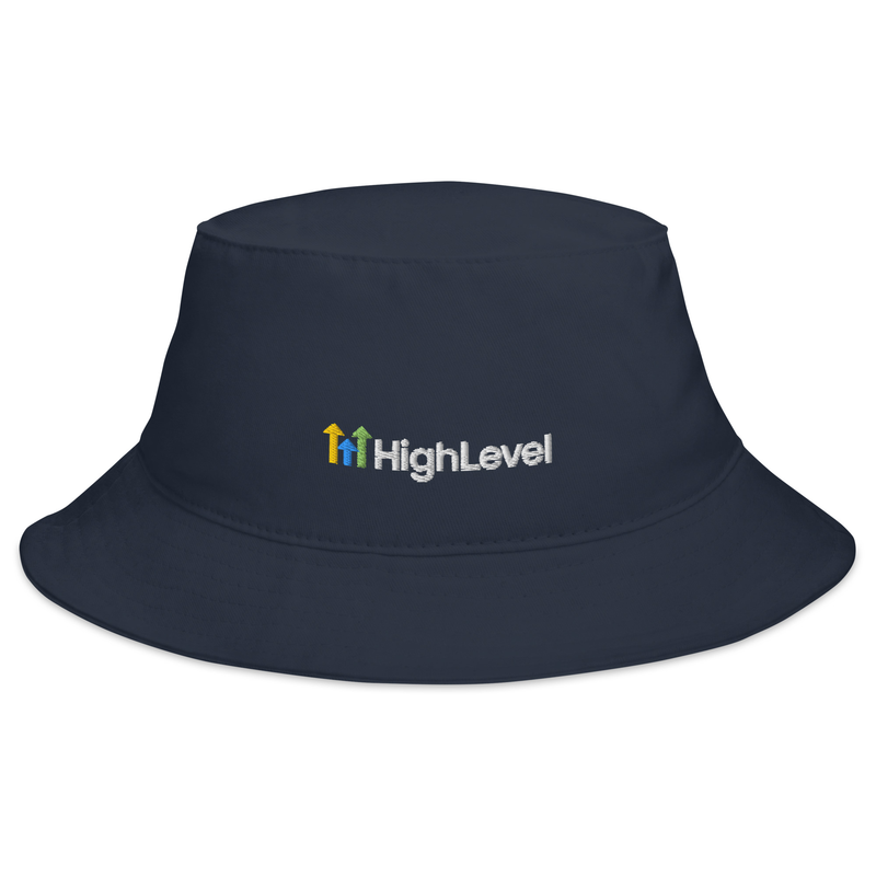 HighLevel Navy Cotton Bucket Hat