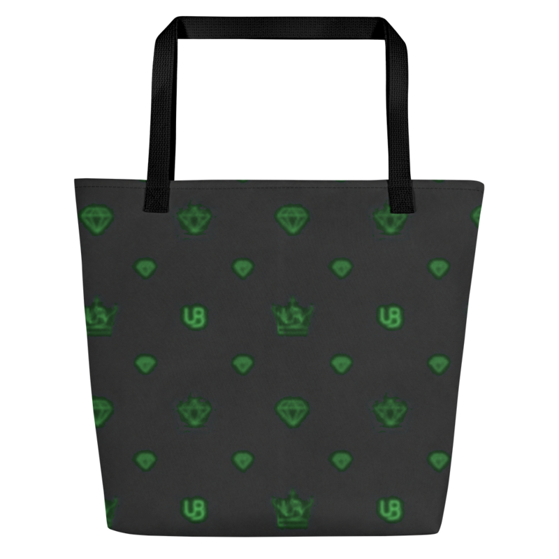 Uncle Benny ® Royal Crest Tote Bag Neon Green EST. 2020