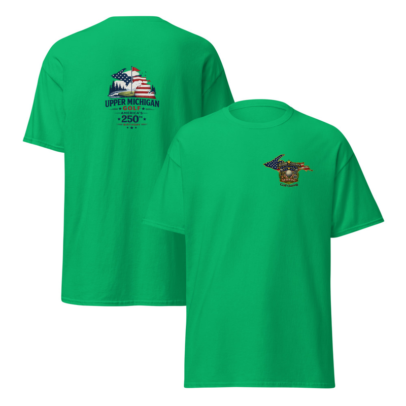 Alger County Veteran's Golf Outing #7 Unisex classic tee – S, Irish Green