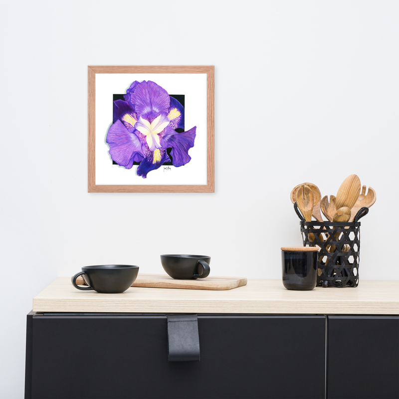 Purple Haze Framed Print – Image 4