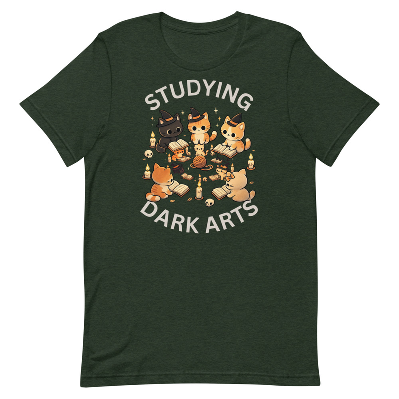 Studying Dark Arts Cat Lovers Unisex t-shirt