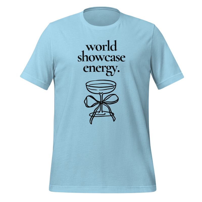 World Showcase Energy Tee – S, Ocean Blue