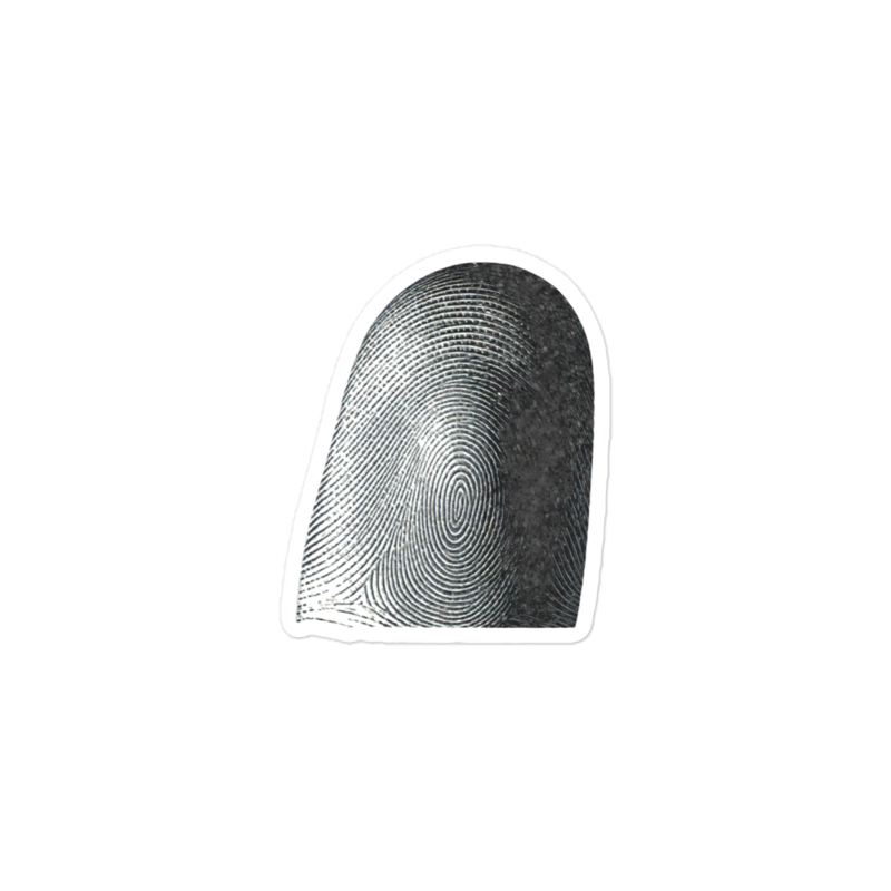 The Crimp Sticker mockup