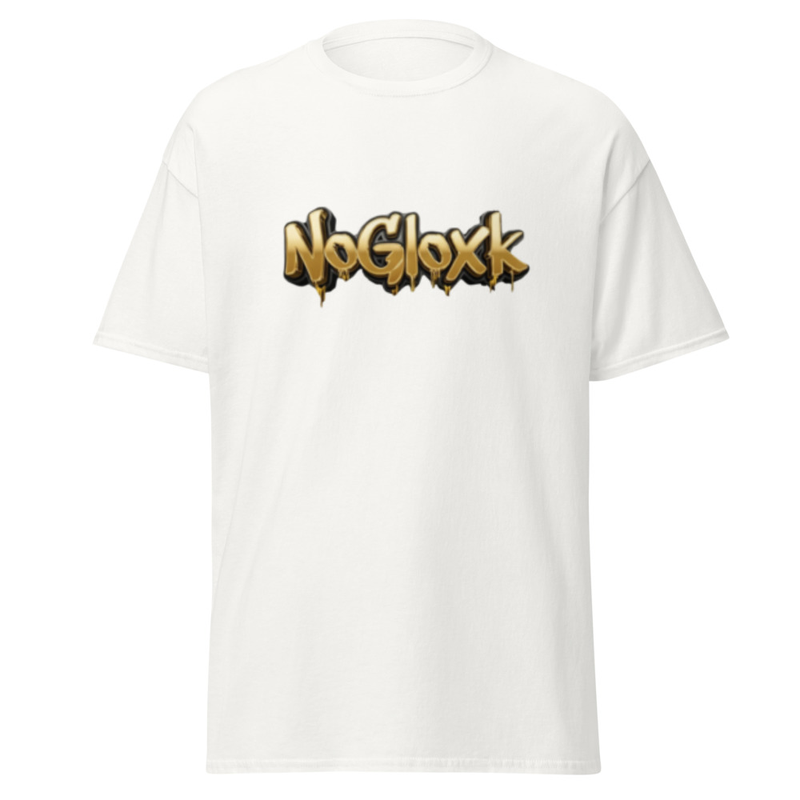 NoGloxk (gold logo) Simple Tee