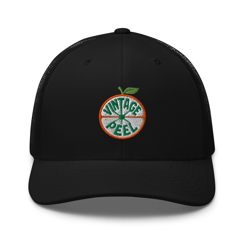 Vintage Peel Trucker Cap White/Black