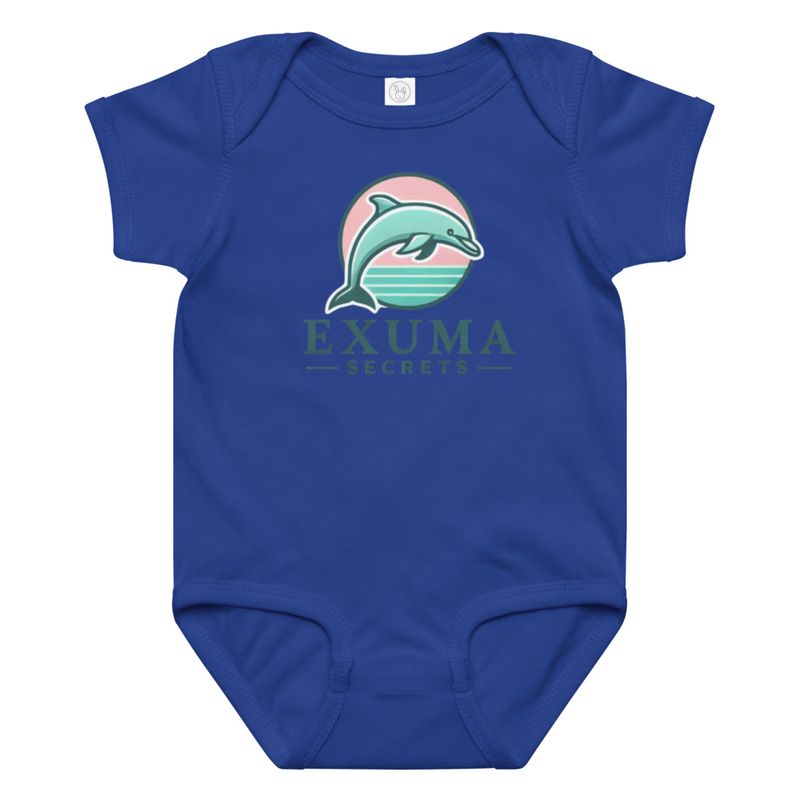 Dolphin Drift Baby Onesie