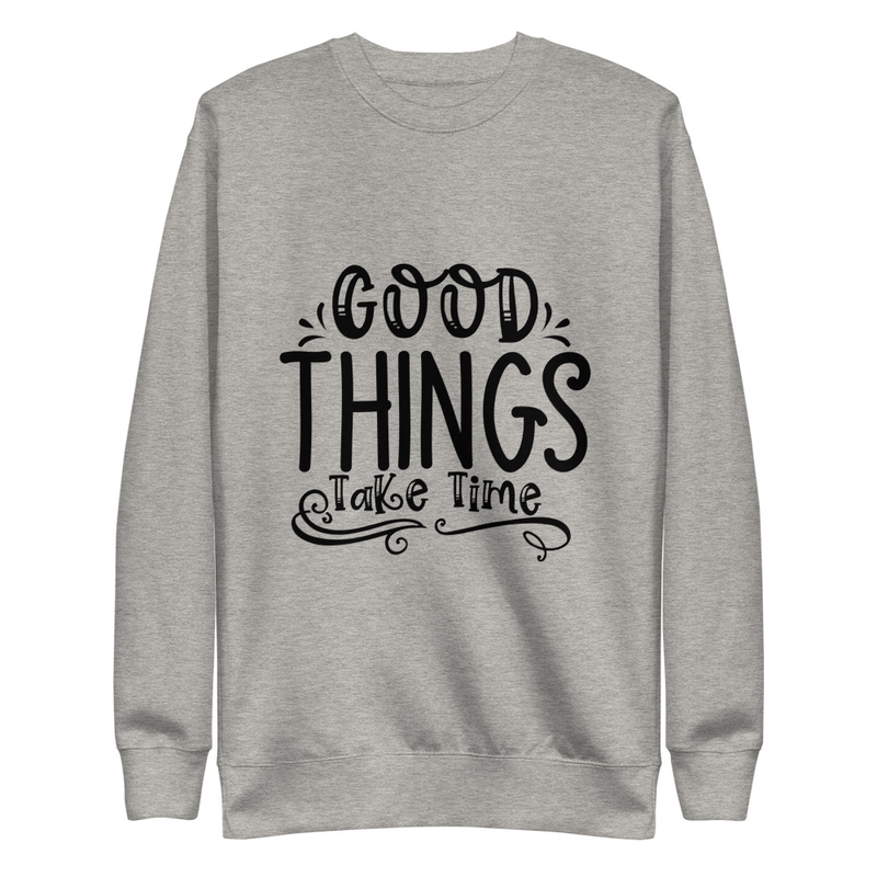 Good Things - Premium Sweatshirt – 3XL, Carbon Grey