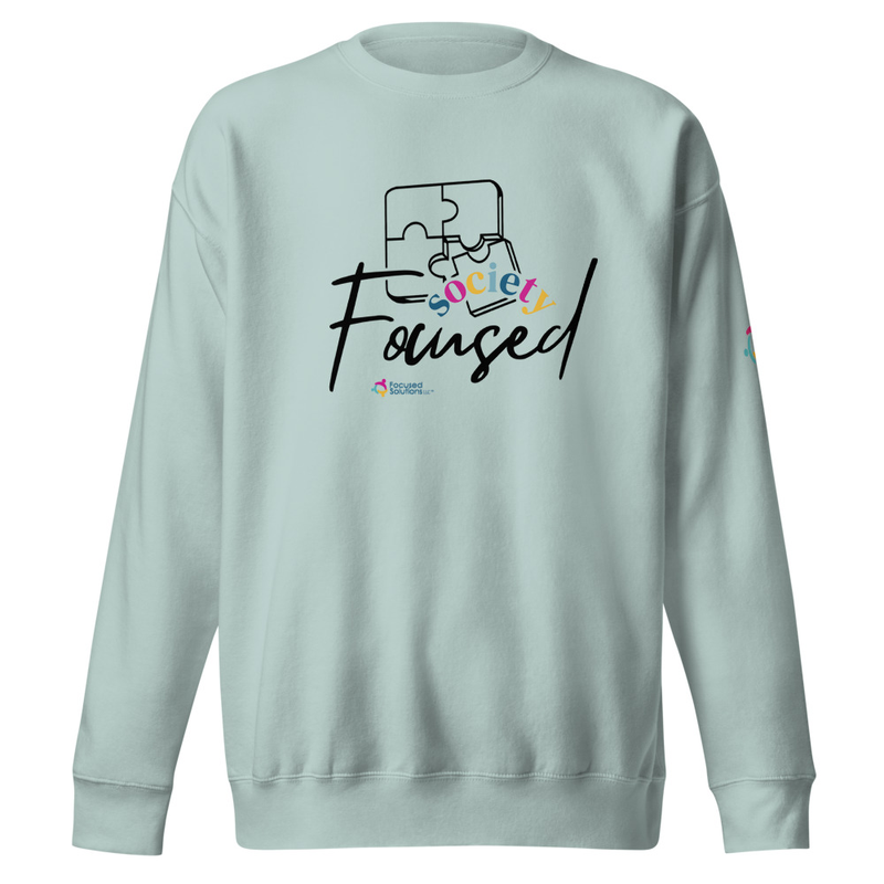 Focused Society Unisex Pullover – XL, Agave