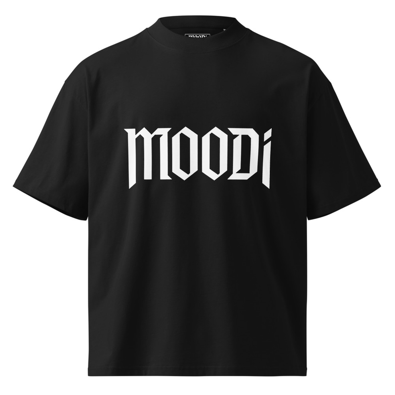 MOODi Oversized high neck t-shirt - Image 1