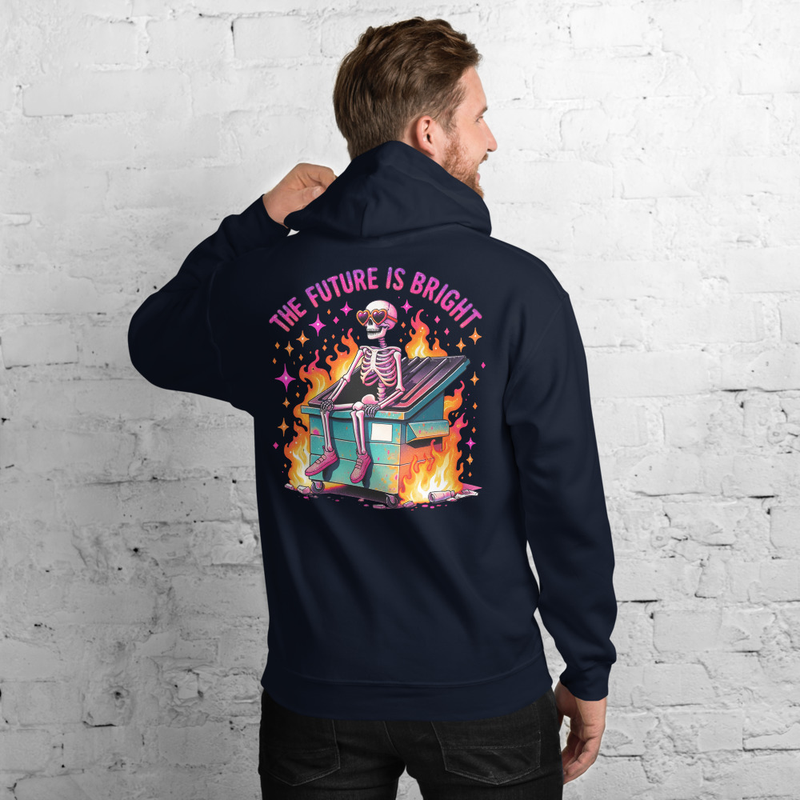 The Future Is Bright – XL, Navy