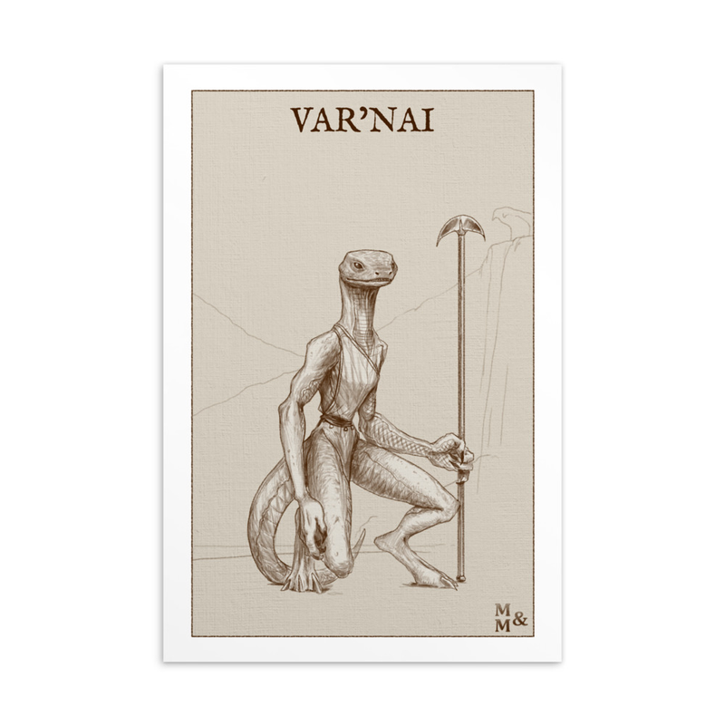 Illustrated Card: Var'nai Female
