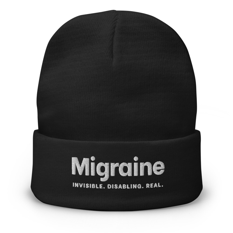 Migraine Awareness Beanie, image 1