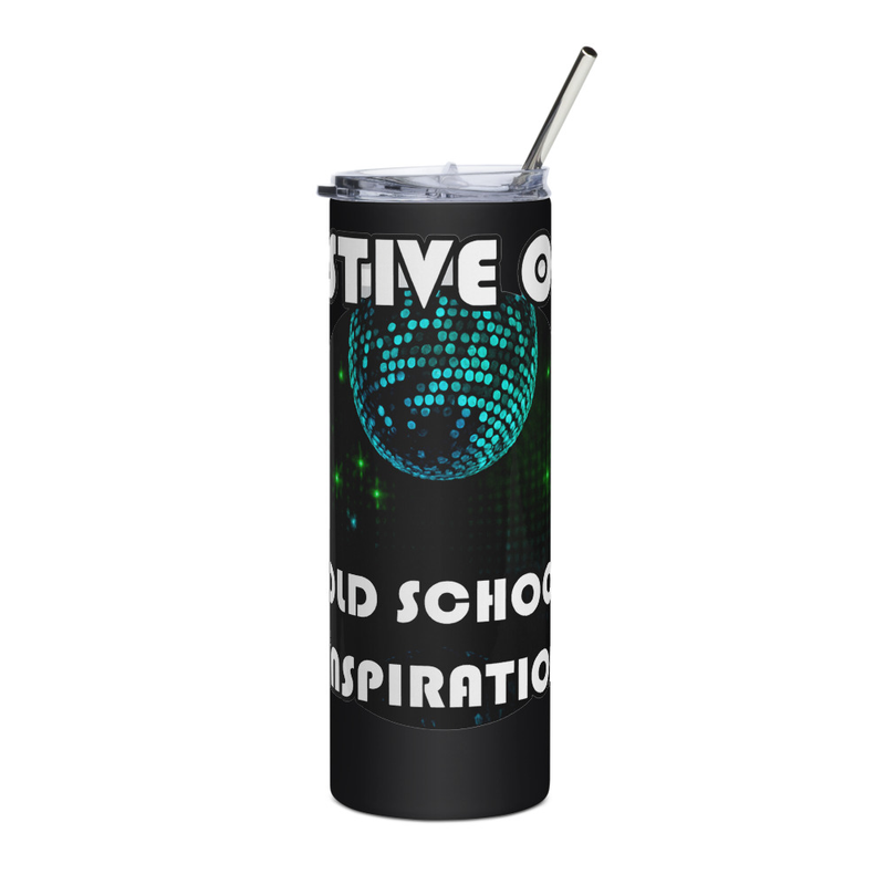 Festive One “Old School Inspiration” Stainless Steel Tumbler