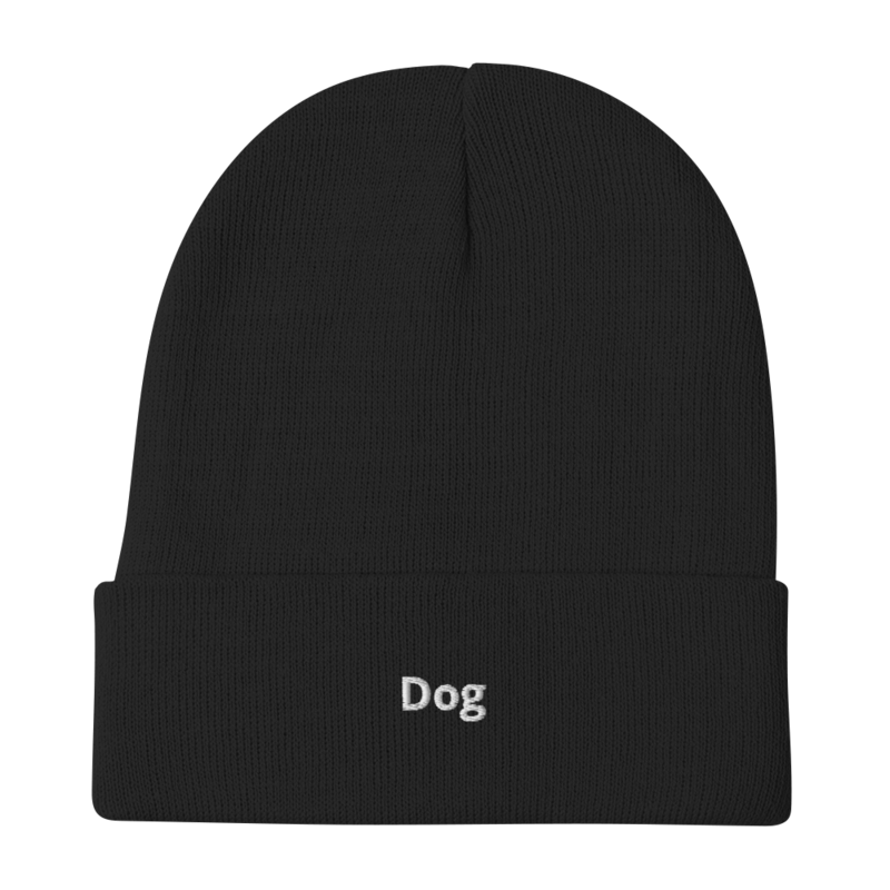 Team Dog - Dog Embroidered Beanie