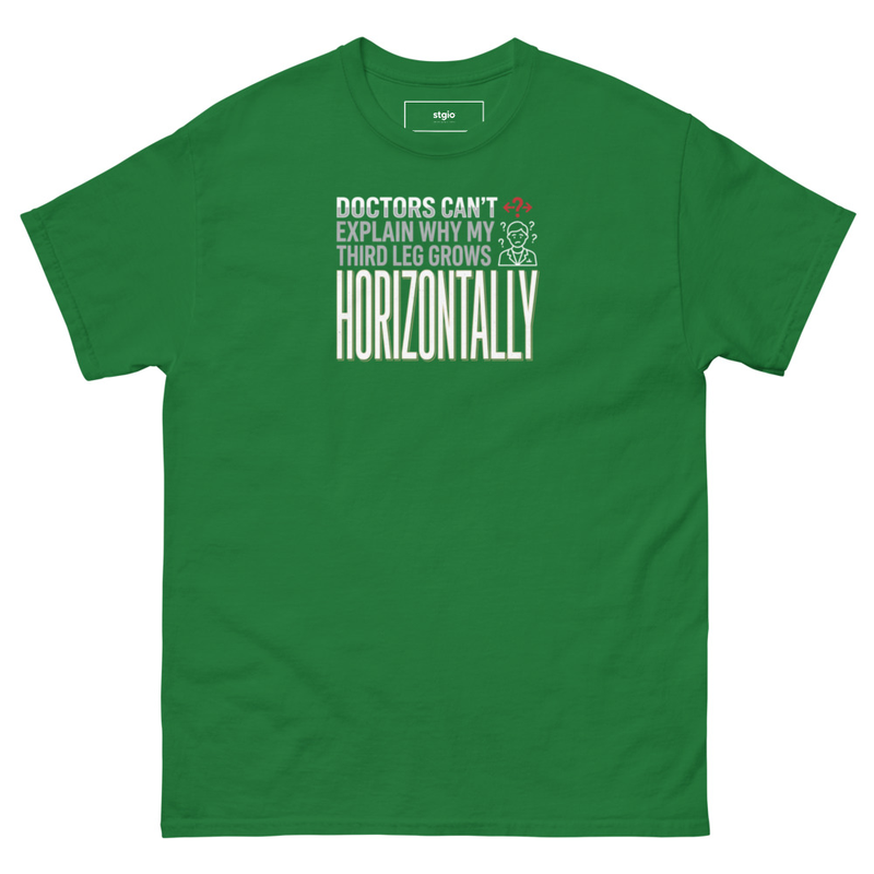 Dr can't explain Unisex classic tee – L, Turf Green
