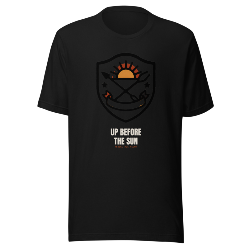 Up Before The Sun Tee (Artist Series) mockup