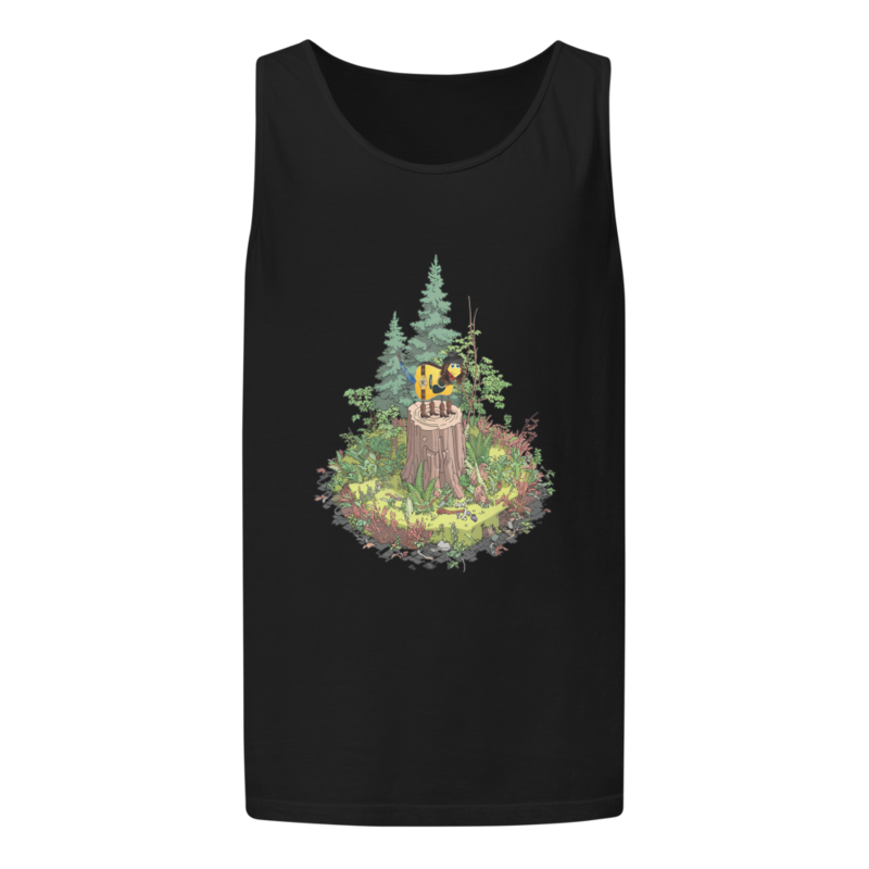 Cutaway Pluckle Unisex Garment-Dyed Tank Top