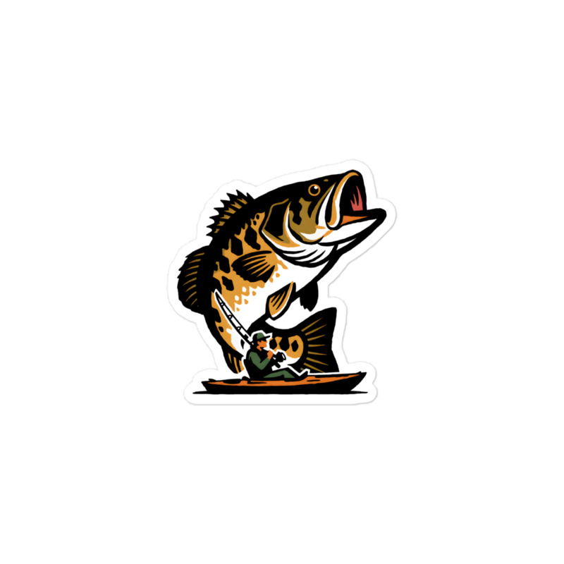 Woodcut Hawg Surge Sticker (Artist Series) mockup