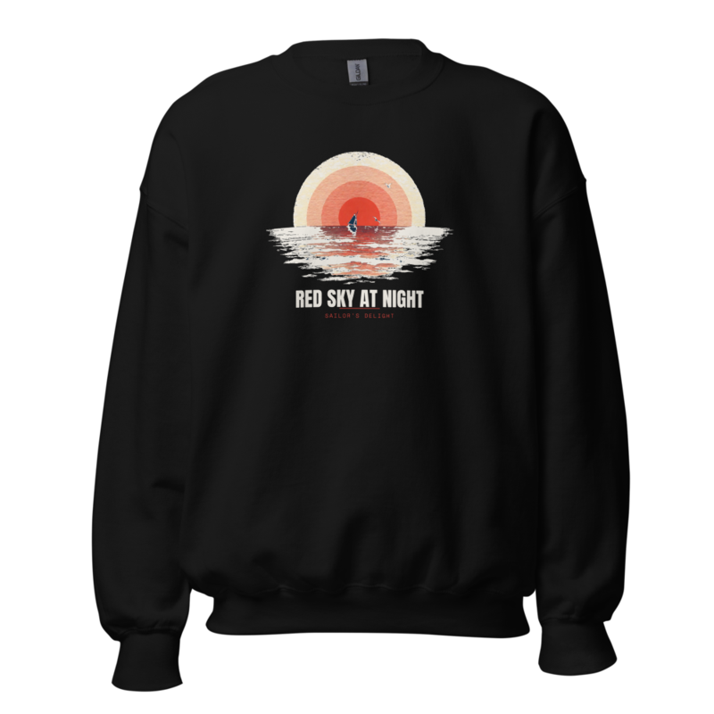 Red Sky At Night Crewneck — Sailing merch