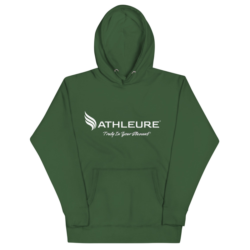 ATHLEURE® - Unisex Hoodie – S, Forest Green