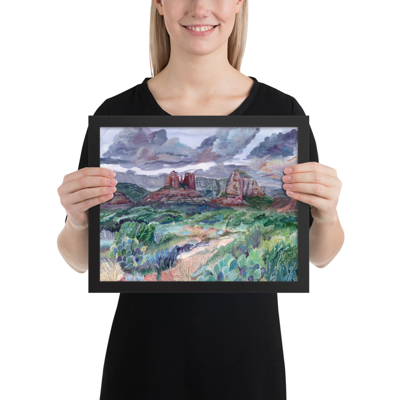 Framed Print – 11″×14″, Black