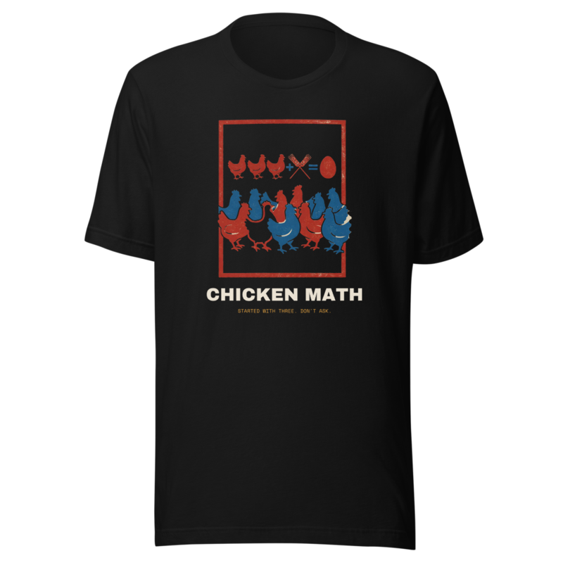 Chicken Math Tee (Artist Series) mockup