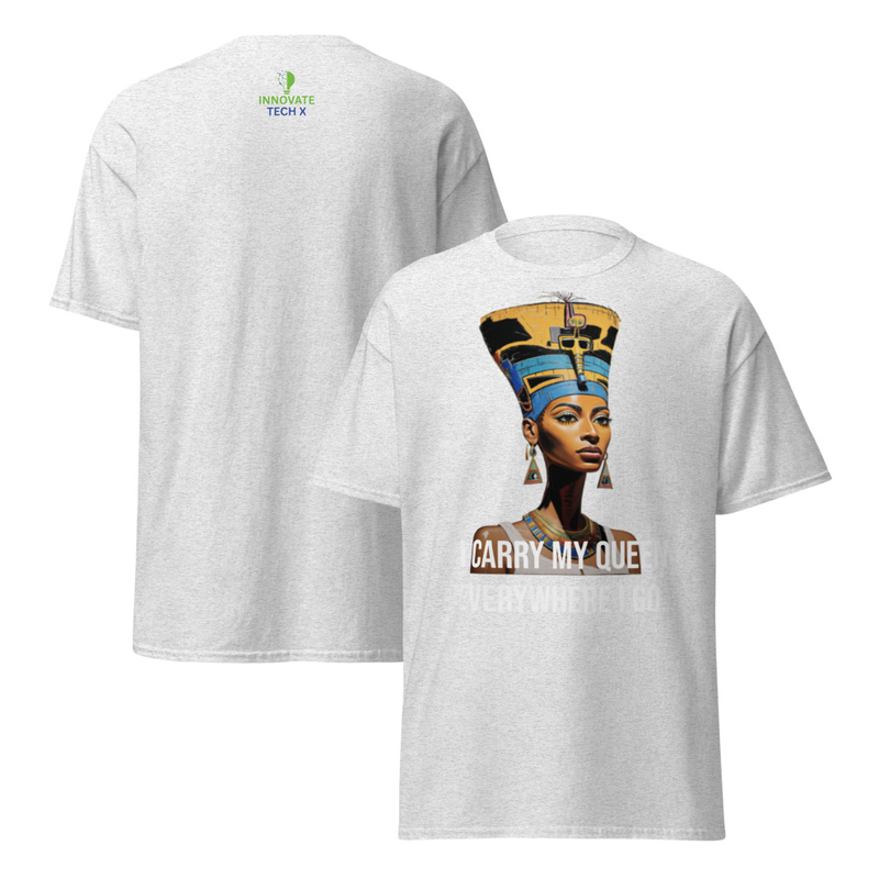 I CARRY MY QUEEN EVERYWHERE I GO - Mens classic tee  – S, Ash