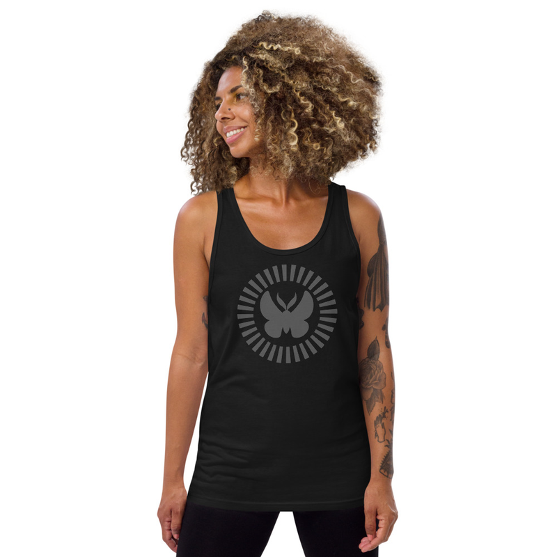 TML Black & Charcoal Unisex Tank Top