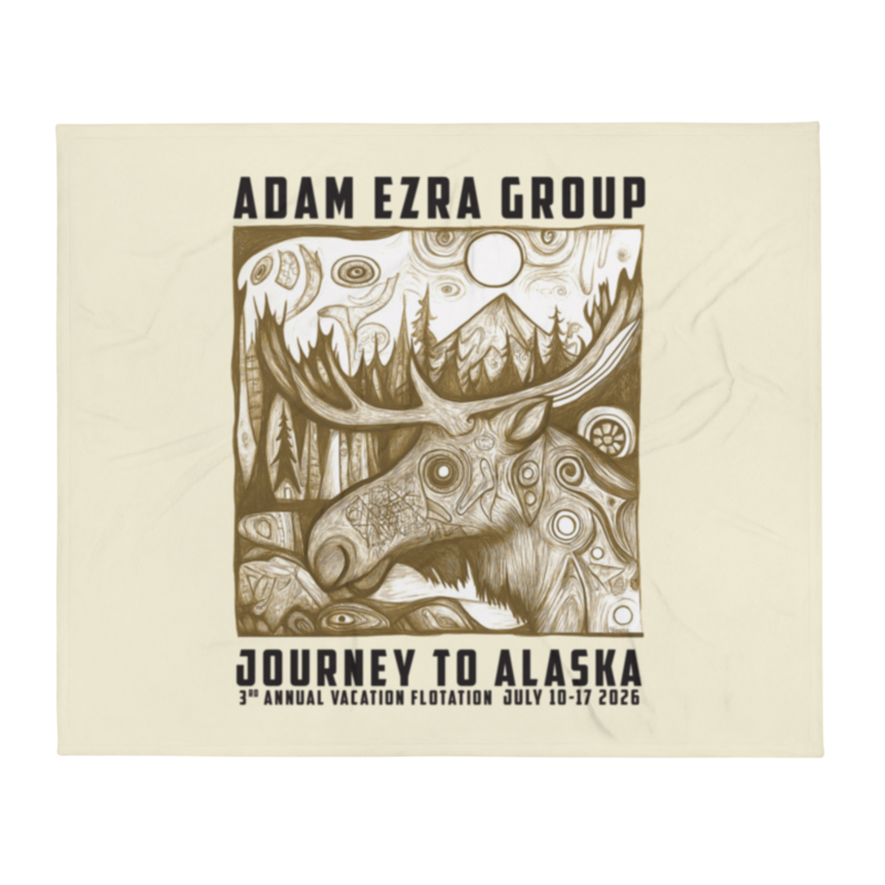 Journey to Alaska Throw Blanket