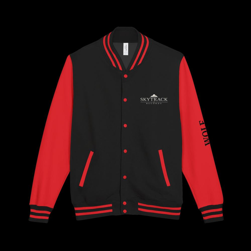 Heavyweight letterman jacket