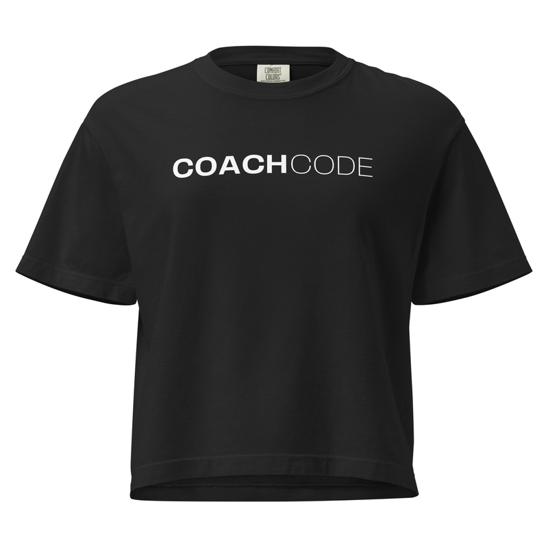 Coach Code Women’s heavyweight boxy tee