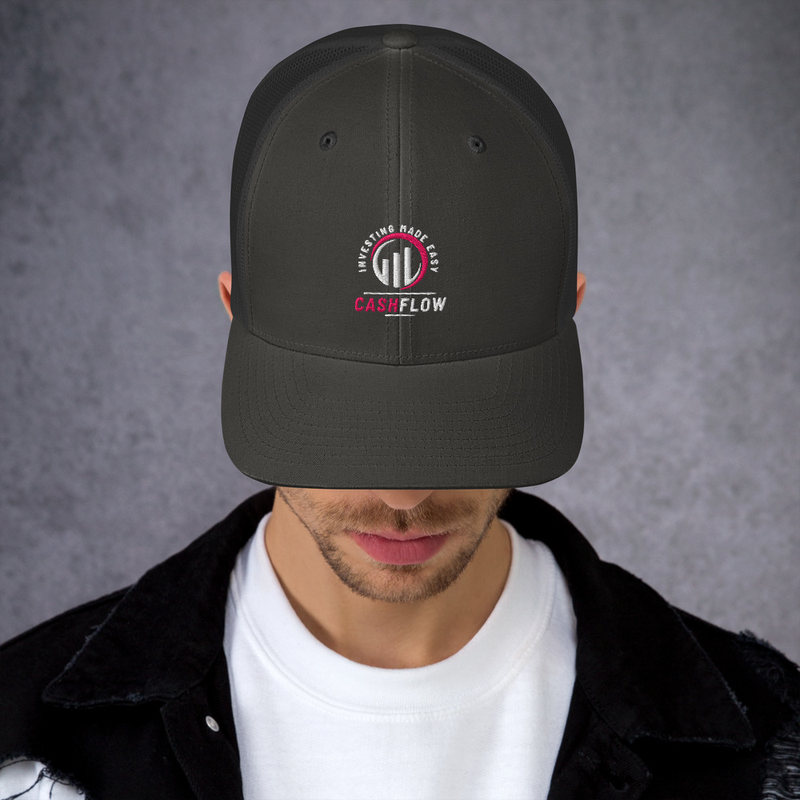 Cashflow Investing Inc Hat v.2 – One size, Charcoal