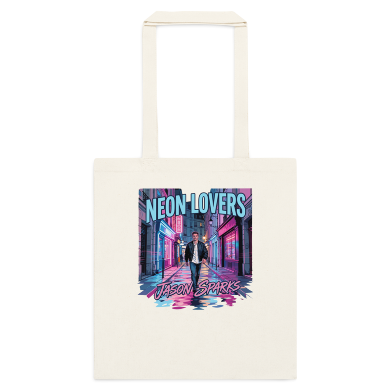 NEON LOVERS - Cinematic Streetlight Tote Bag