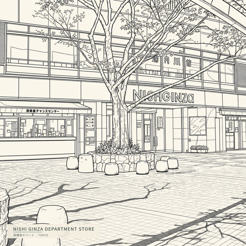 Nishi Ginza Department Store(西銀座デパート)のアートワーク