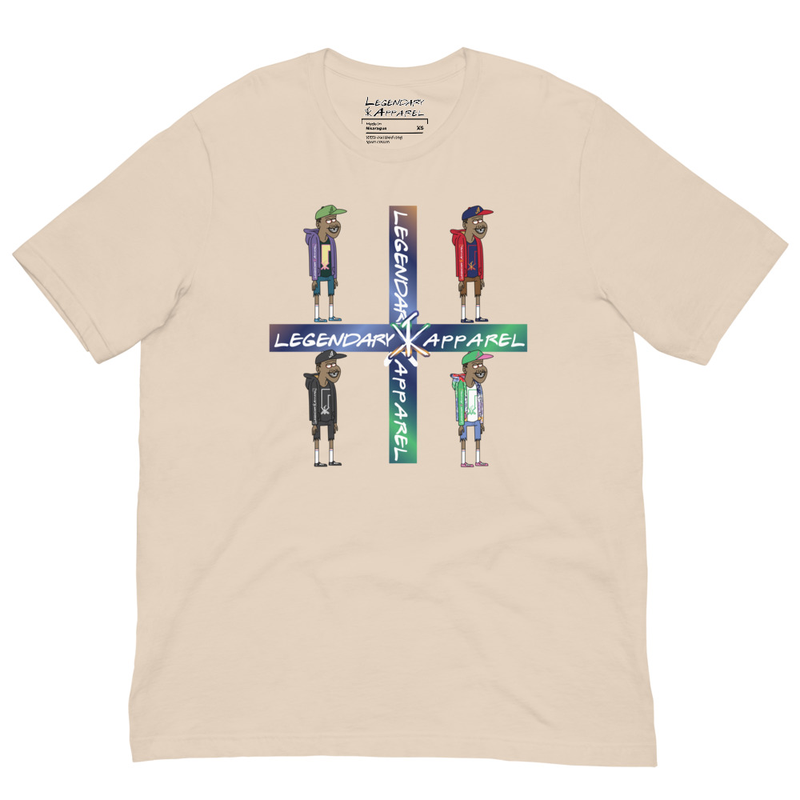 [ flower boii ] tee – 3XL, Soft Cream