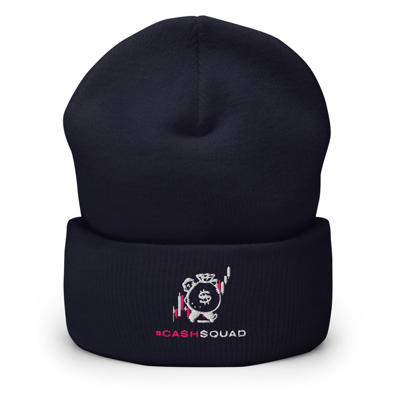 #CashSquad Beanie v.2 – One size, Navy