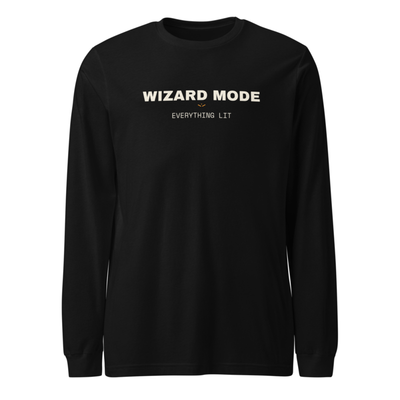WIZARD MODE Long Sleeve mockup