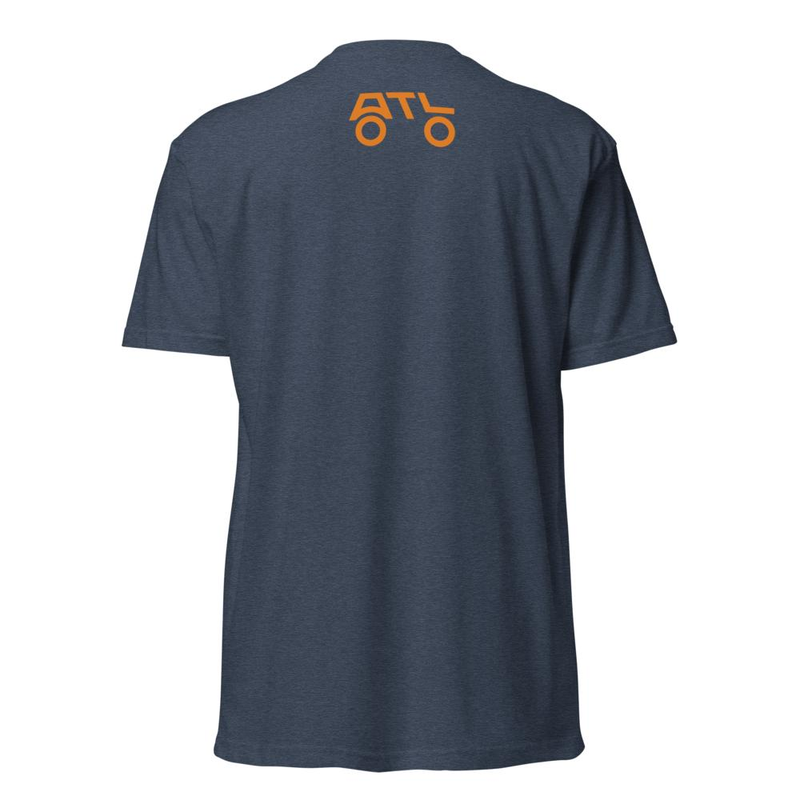 WORDMARK FRONT (BRAND MARK REAR) - ORANGE – XL, Midnight Navy