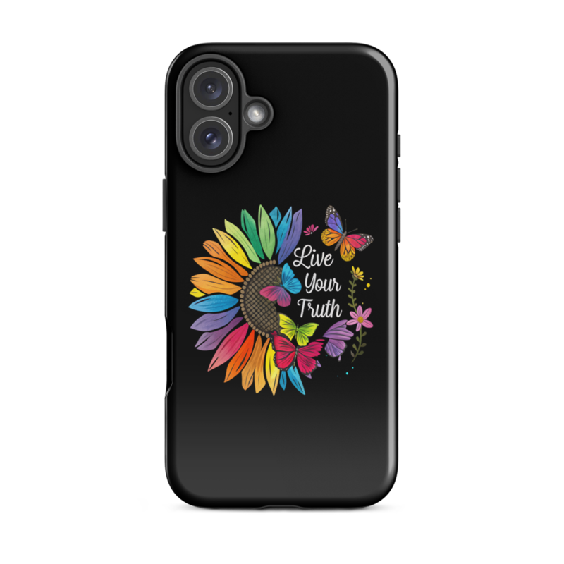Live Your Truth Tough Case for iPhone® – iPhone 16 Plus, Glossy