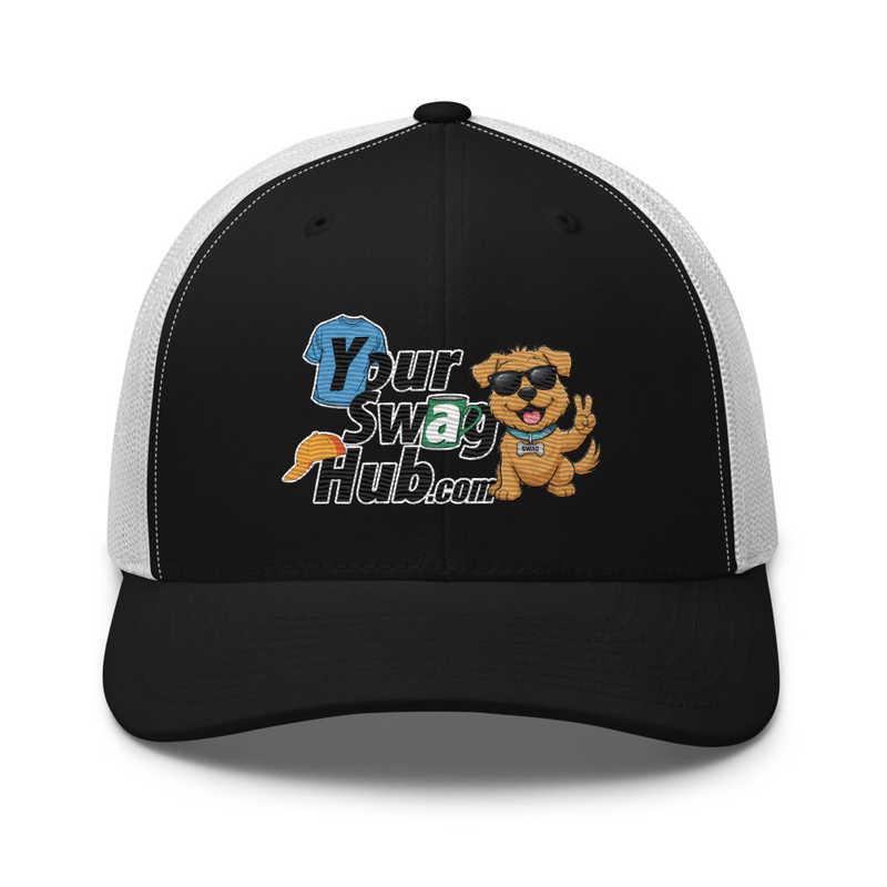 Your Swag Hub Trucker Cap – One size, Black/ White