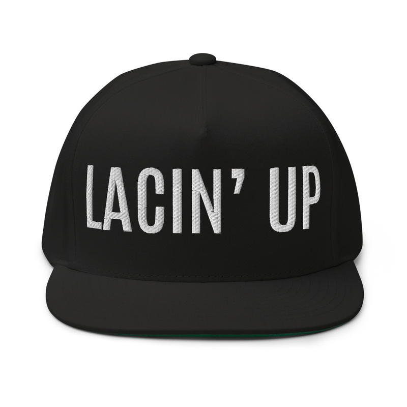 LACIN’ UP Flat Bill Cap