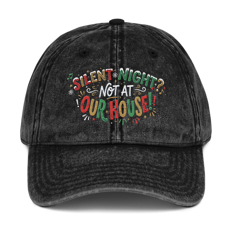 Silent Night Cotton Twill Dad Cap