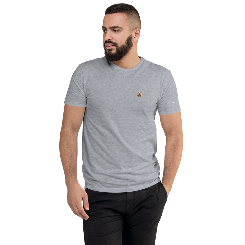 Plants will save the Humans — Fitted Short Sleeve T-shirt