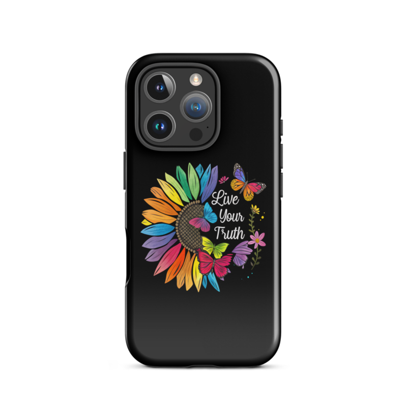 Live Your Truth Tough Case for iPhone® – iPhone 16 Pro, Glossy