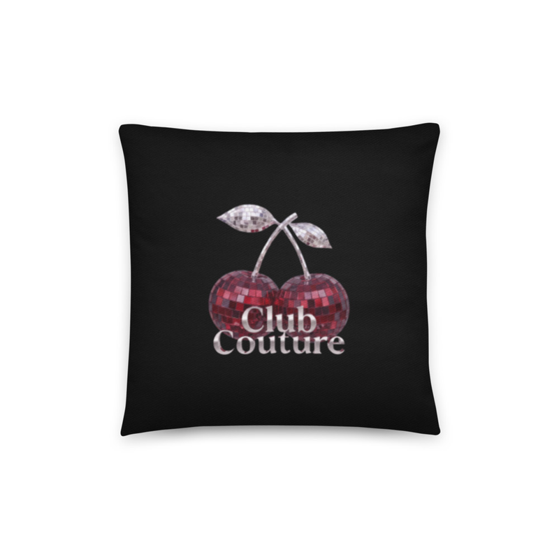 Club Couture (Ruby Cherry) Pillow