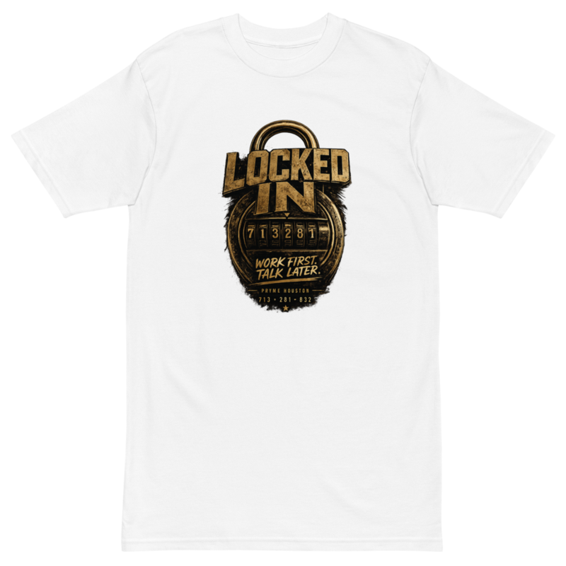 LOCKED IN Heavyweight Tee