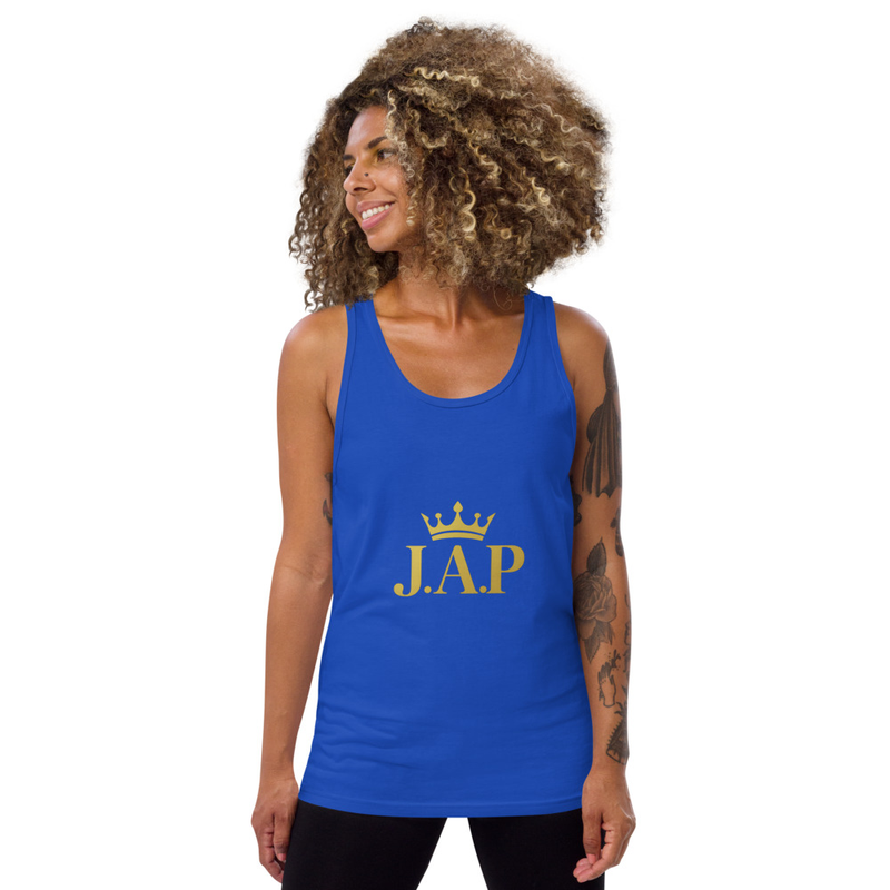 J.A.P Unisex Tank Top – XL, True Royal