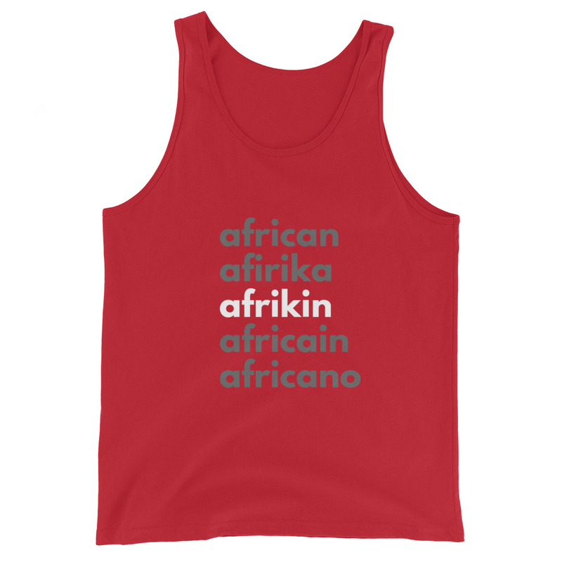 I Am Afrikin Unisex Tank Top
