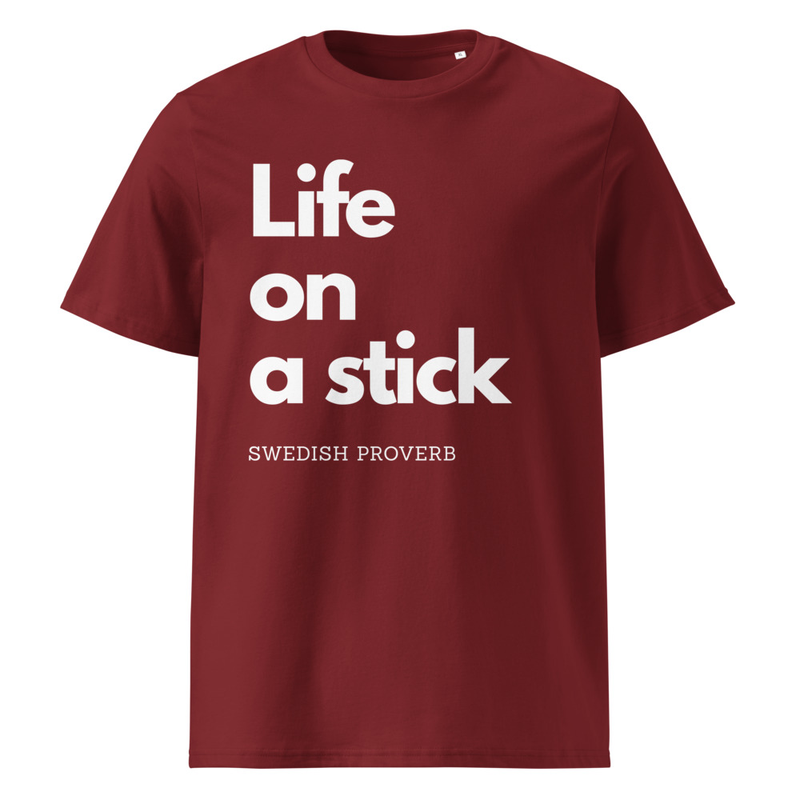 Organic cotton t-shirt - Life on a Stick view 3