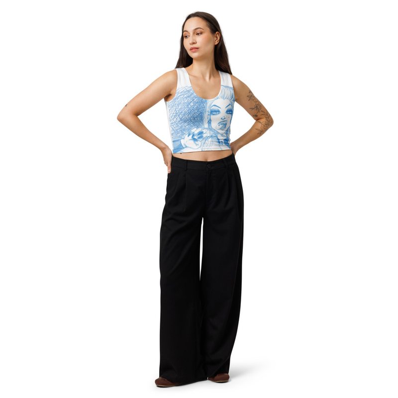 Punk Rock Sketch 2 -- Cotton crop top